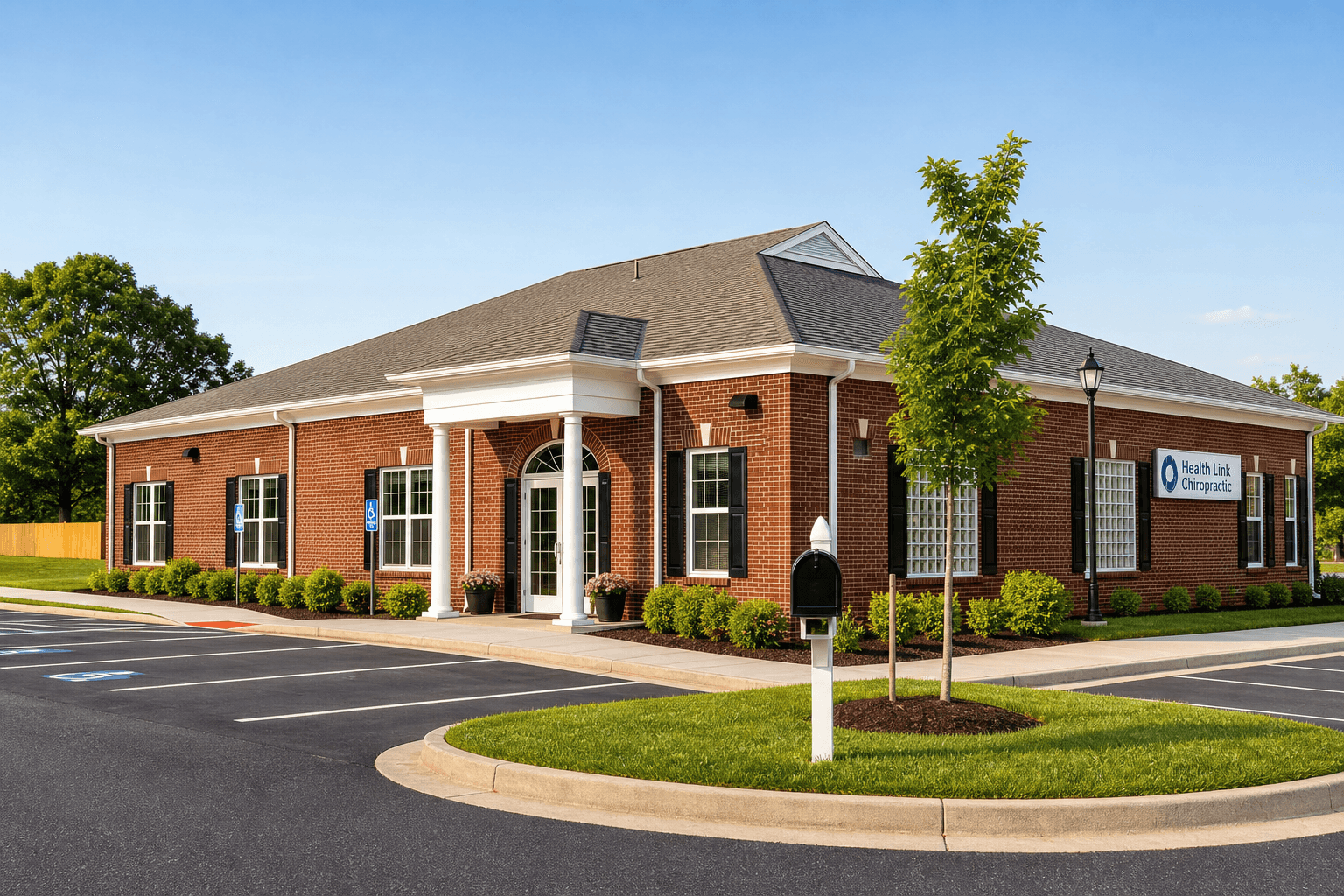 Health Link Family Chiropractic building exterior in Mechanicsville, Virginia
